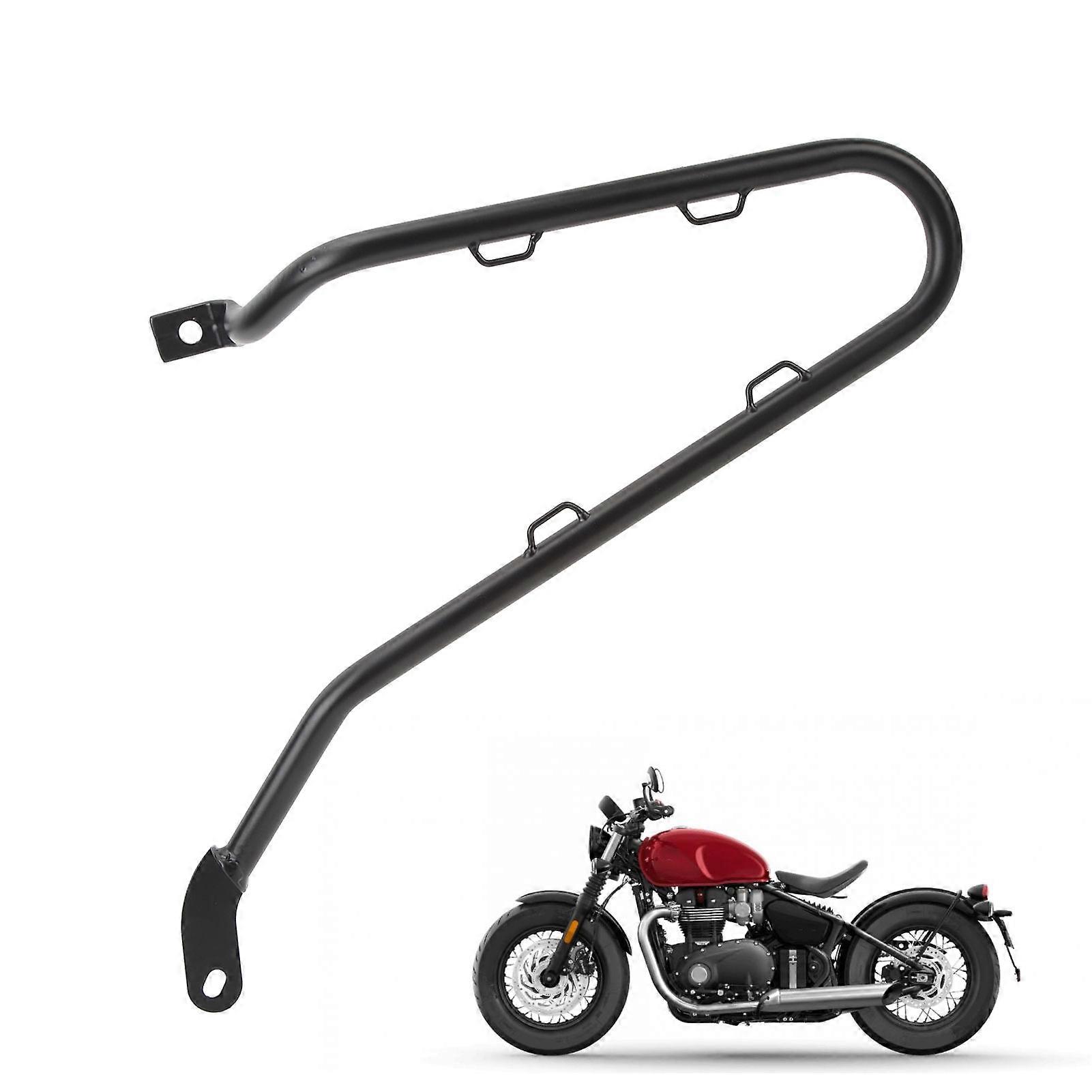 Left Motorcycle Saddlebags Mount Bracket for Bobber 2017-2023, 16mm Black