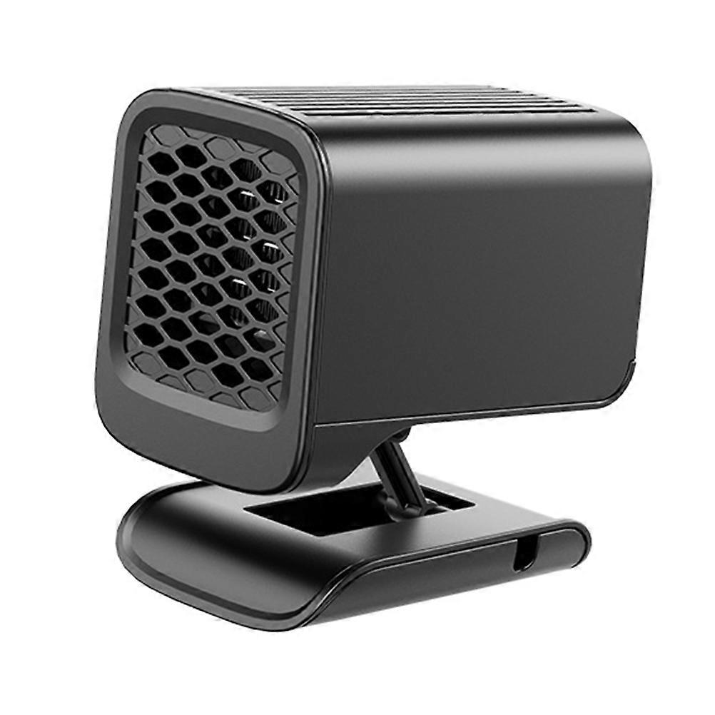 Black Car Heater with High Efficiency Fast Heating for Clear Visibility and Foldable Design ABS