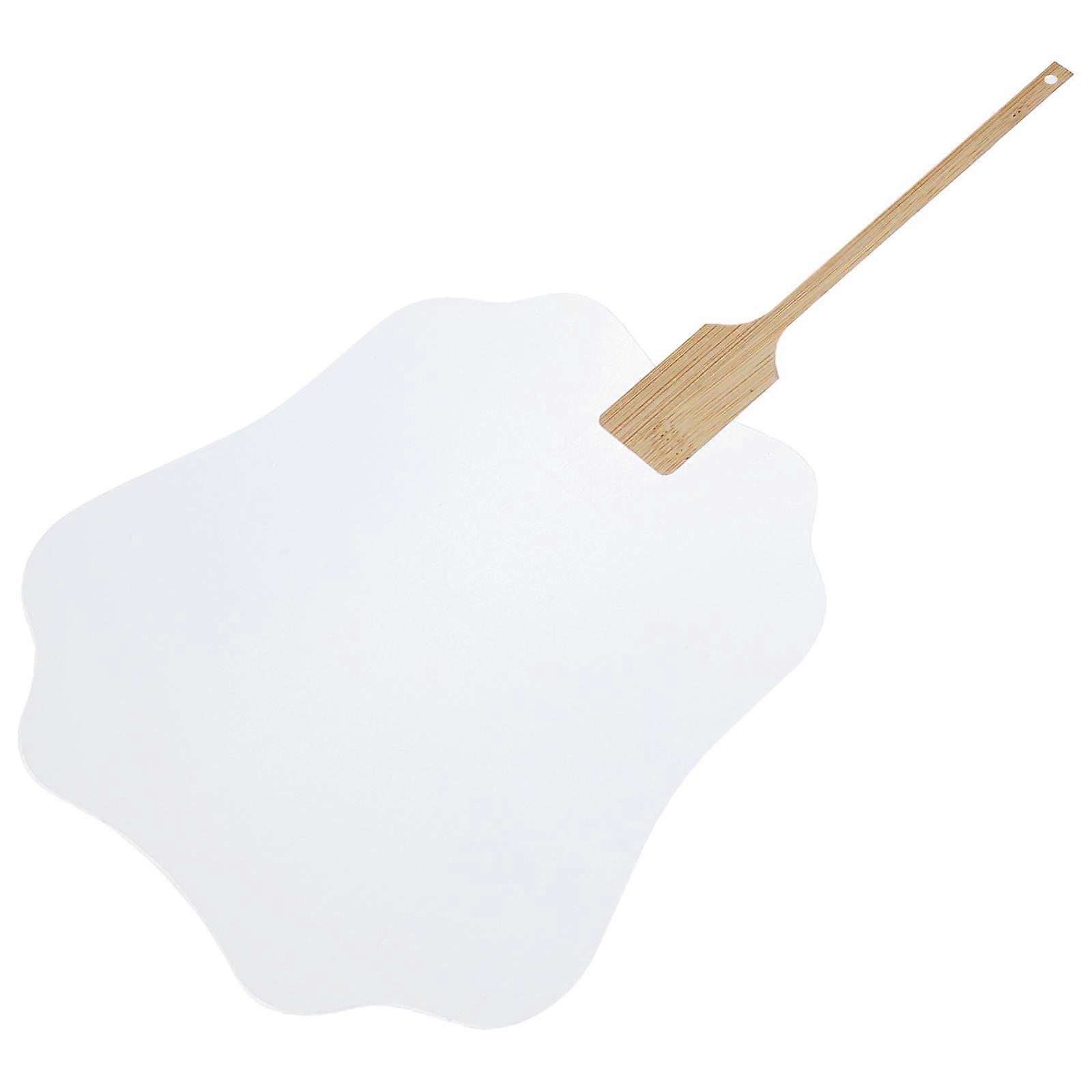 Transparent Acrylic Hand Fan – Lightweight DIY Craft Fan with Handle for Weddings, Parties, Painting, and Graffiti – Easy to Assemble Decorative