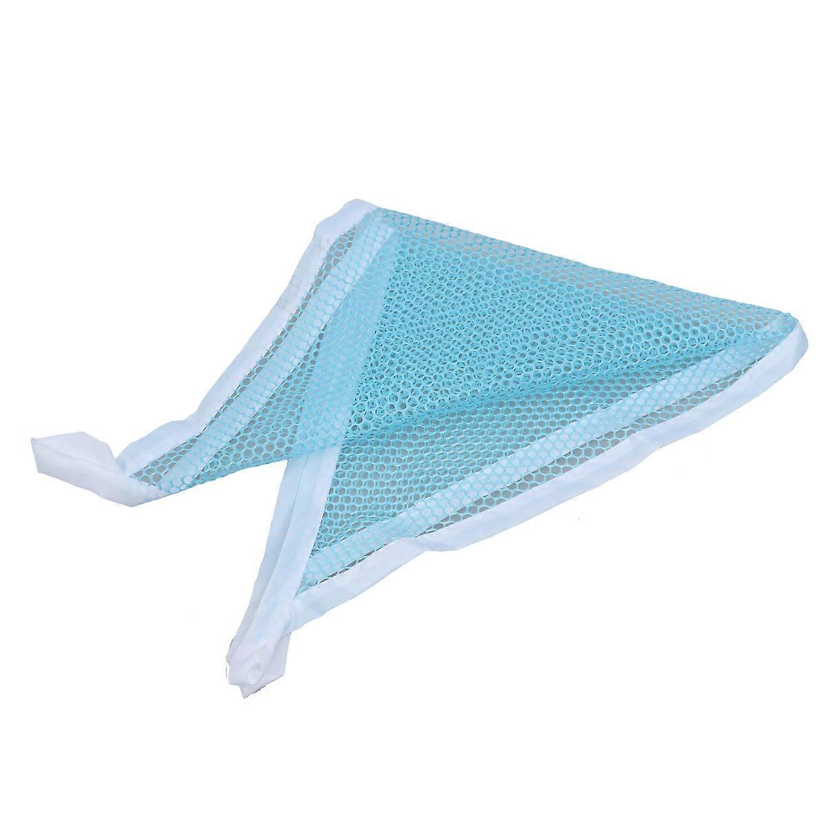 Hanging Hooks Design Toy Hammock for Kids and Pet Owners Sky-Blue Storage and Organizing Toys 1Set