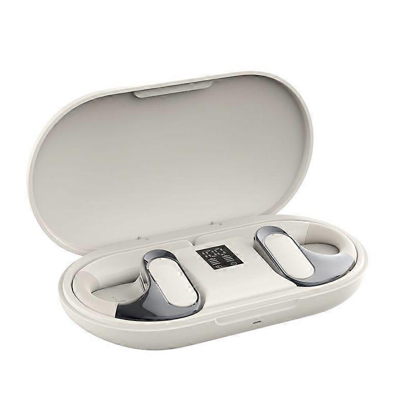 CHRONUS 360-degree panoramic sound Bluetooth headphones, waterproof and sweatproof, HD calls, noise reductionwhite