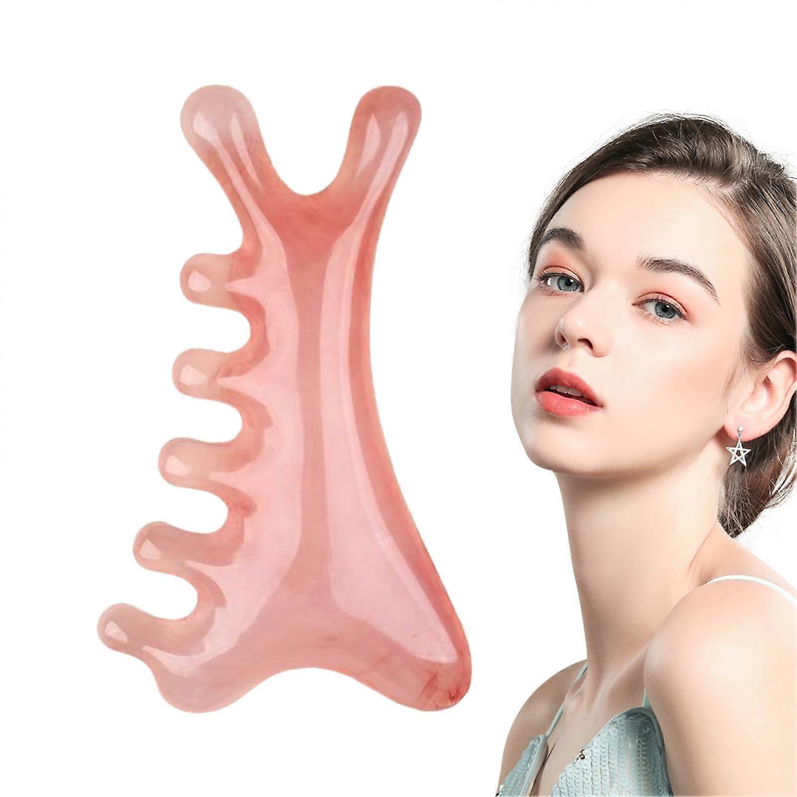 Head Massage Comb Resin Eye and Nose Scraper Resin Board Scalp Scrubber For Head Neck Legs Facial Scraping Tool