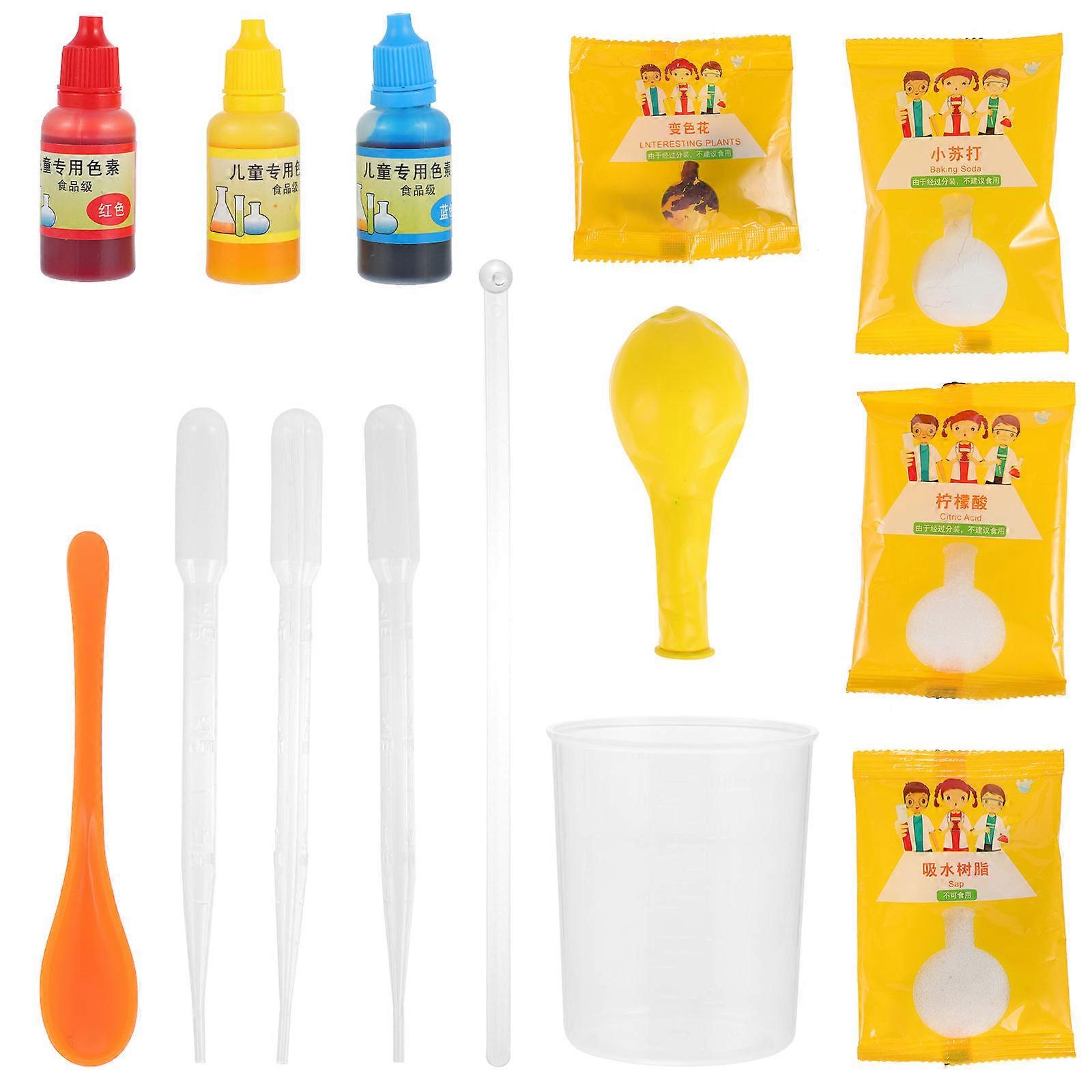 Children's Laboratory Science Toy Kit with Premium Plastic Material Assorted Color Lightweight Design for Kids Playing