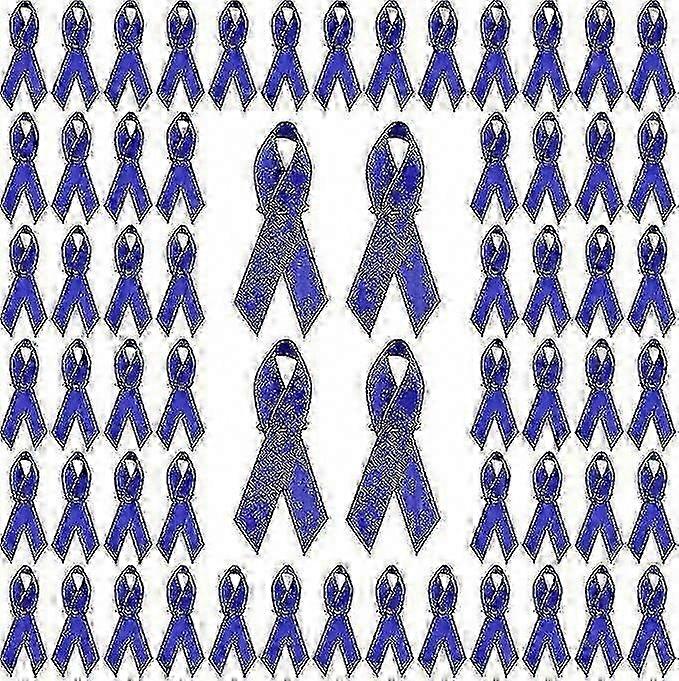 파티, 행사, 의류 장식, 용품 등에 사용할 수 있는 안전핀이 달린 암 인식 리본 브로치 200개