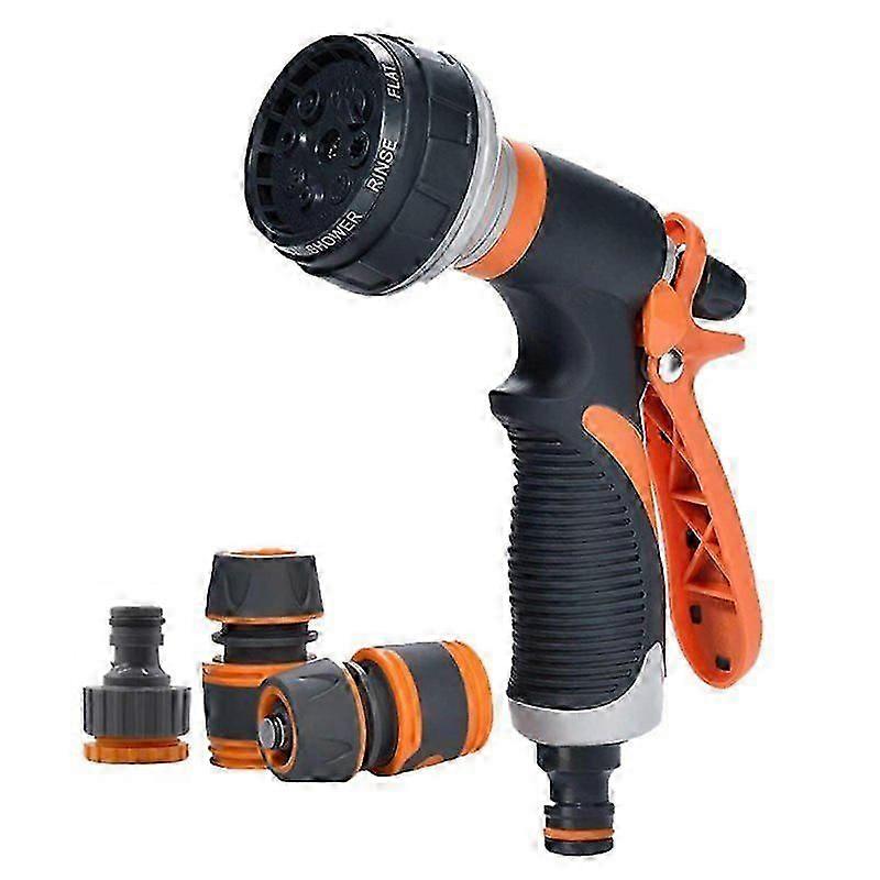 2025 Latest Model Garden Hose Spray Gun Spray Nozzle Set of 8 Adjustable Jet Watering Guns High