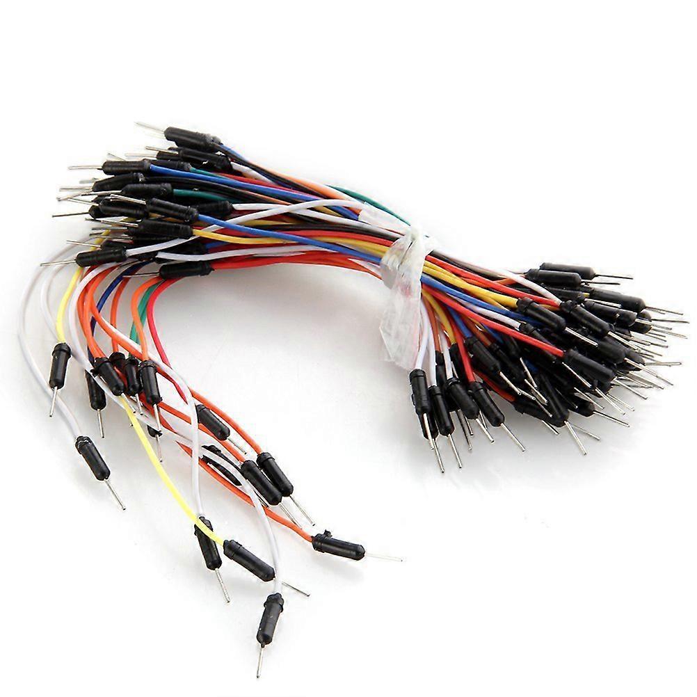Jump Wire Breadboard Wire for Electronics Projects 65Pcs Male to Male Connector
