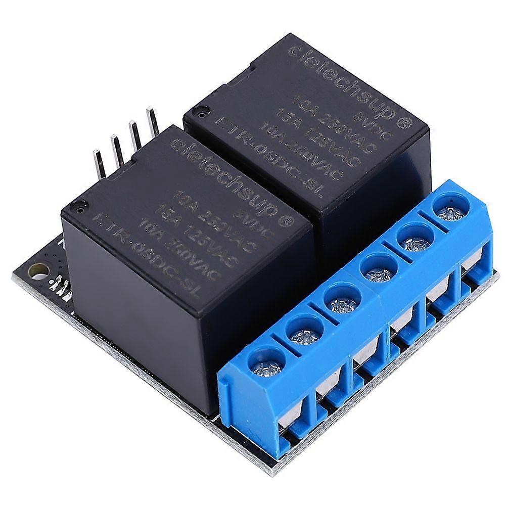 SL25A02 5V 2 Channel Bistable Self Locking Relay Module Single Chip Low Level Control Switch