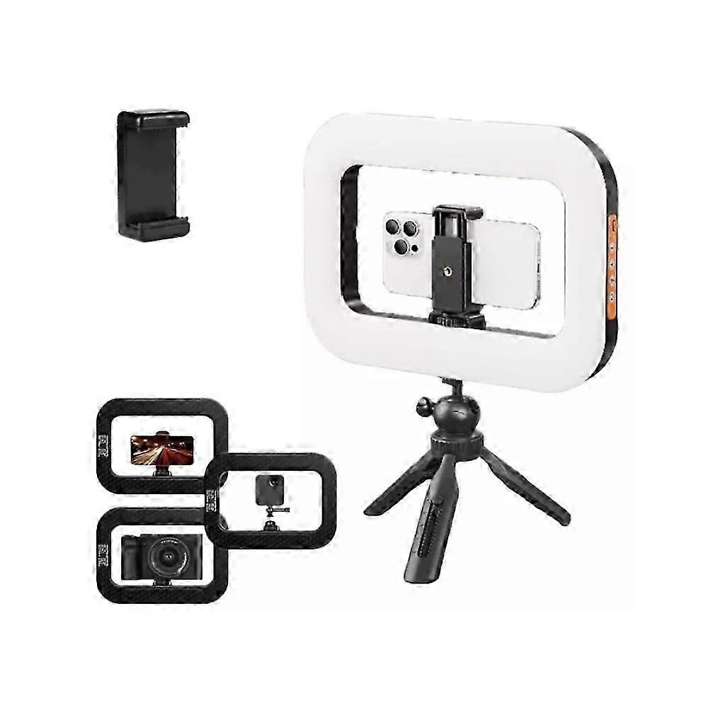 Rechargeable Selfie Portable Ring Light–adjustable Bicolor Fill Light