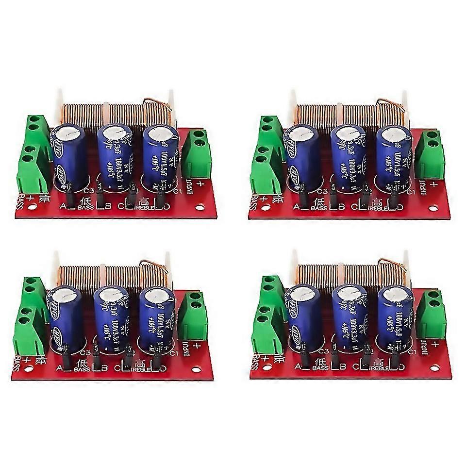 For 2 Way Audio Adjustment Tweeter Bass Speakers Filter Frequency Divider