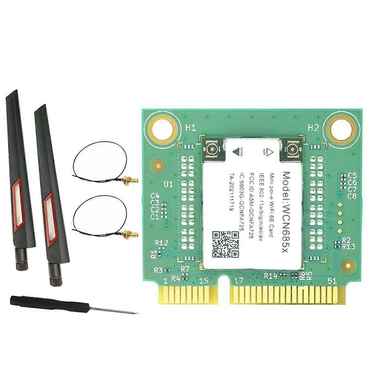 WCN685 NFA725 NFA765 WIFI6E AX6000 WiFi Module 2.4G 5G 6G Bluetooth5.2 Mini PCIE Wireless WiFi Card