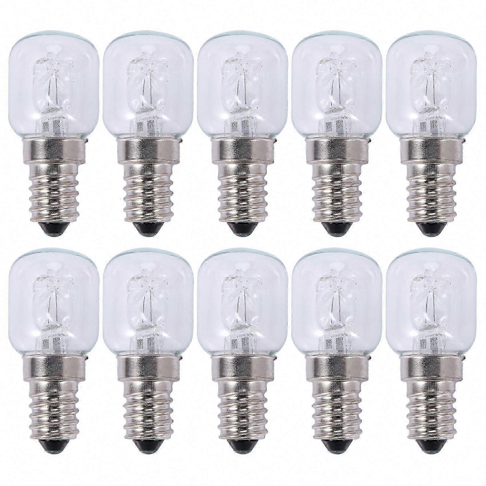 10X E14 500C High Temperature Halogen Oven Bulb 25W Quartz E14 250V Bubble Light