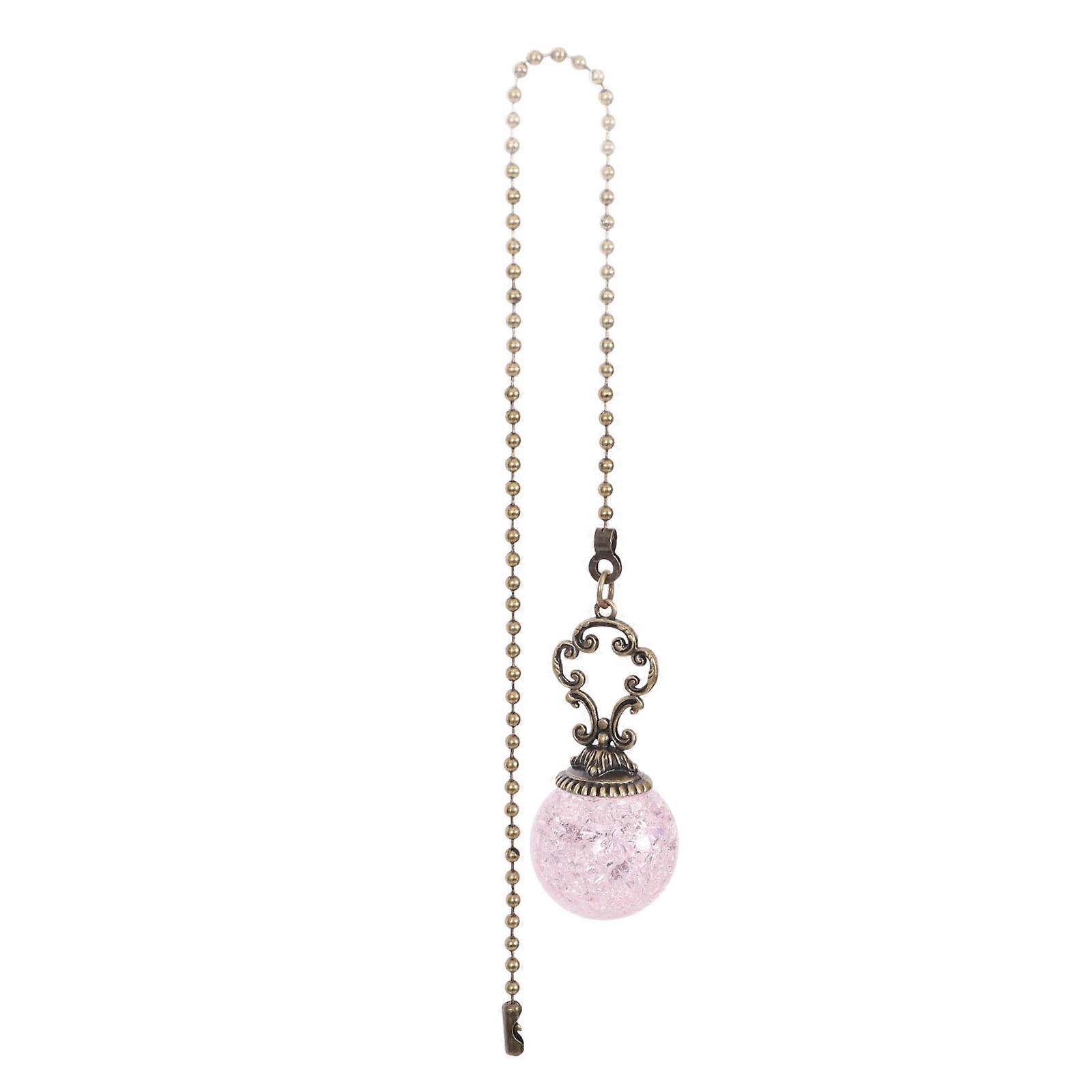 Ceiling Fan Pull Chain Pendant Extension for Home Decoration 4Pcs Pink