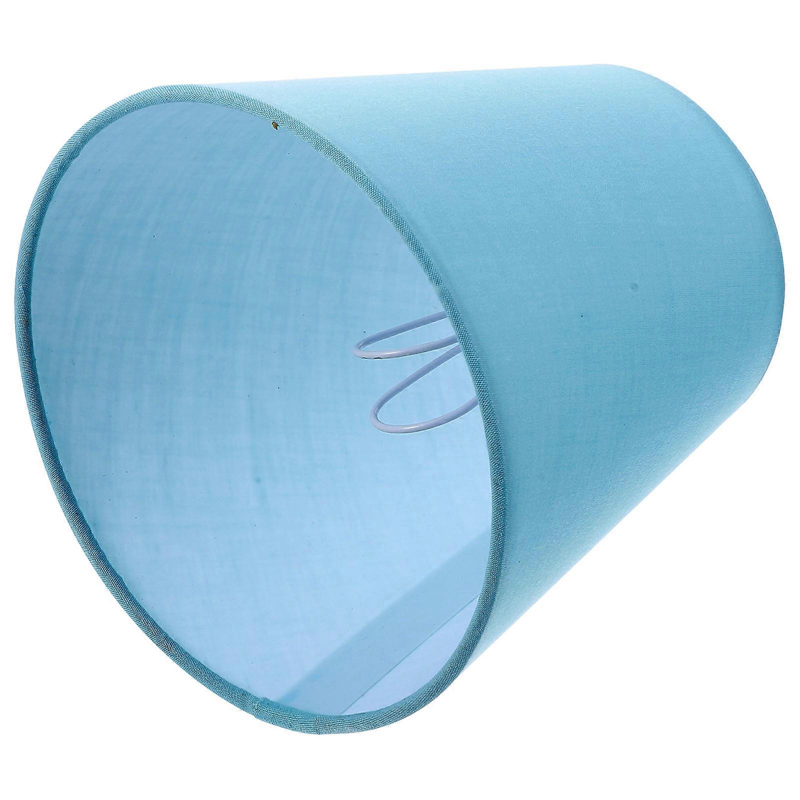 Blue Decorative Lamp Shade Clip on Type Replacement 4Pcs Set