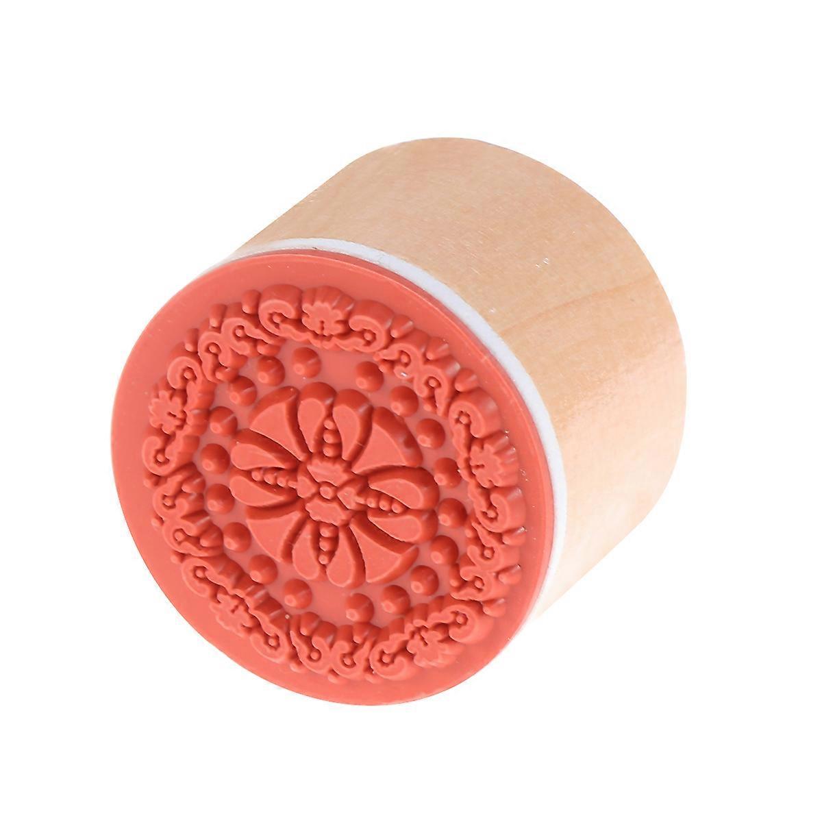 Sirkel Trestempler til julegavedekorasjon Antikk