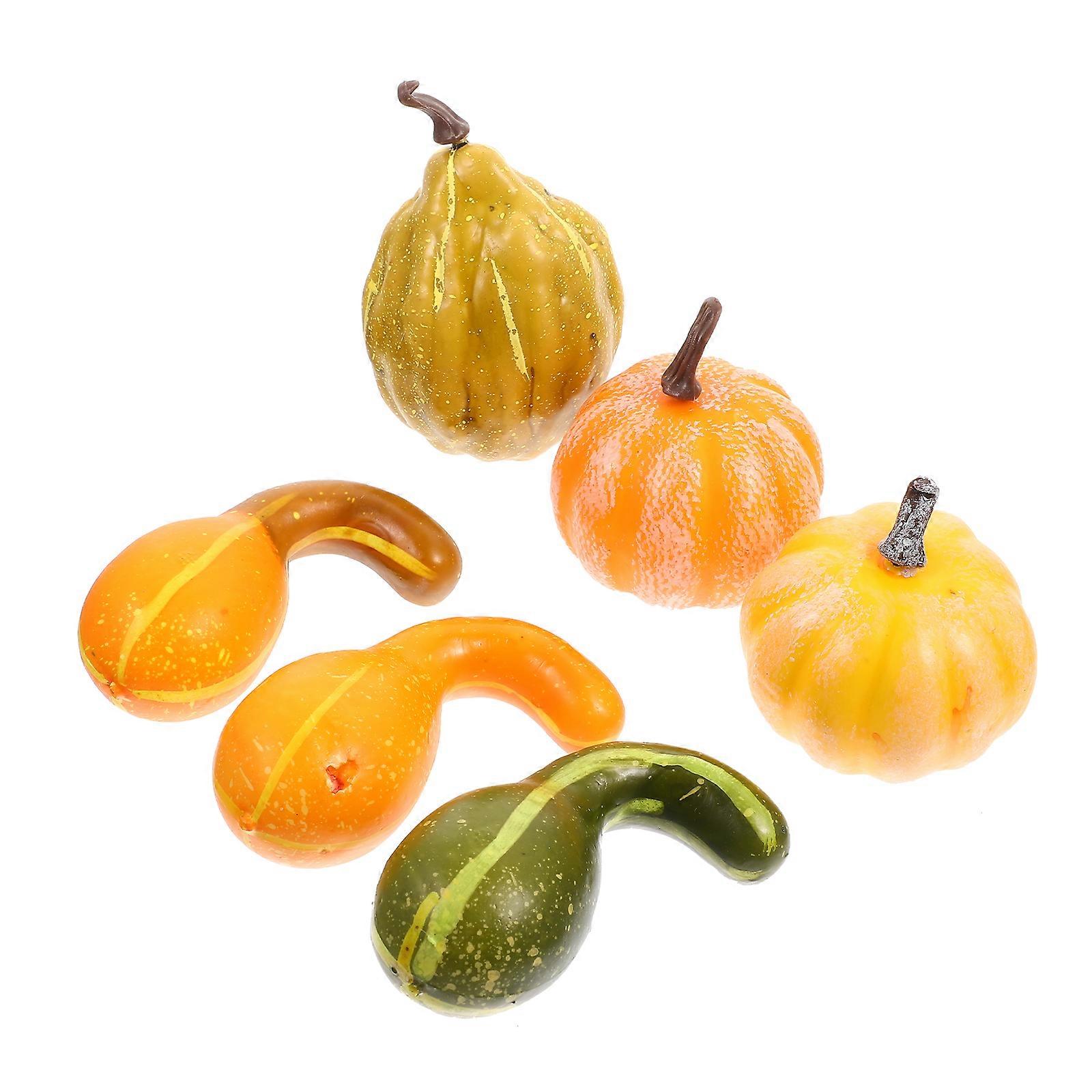 Simulation Pumpkin Decor Artificial Pumpkins for Decoration 14Pcs Foams Set