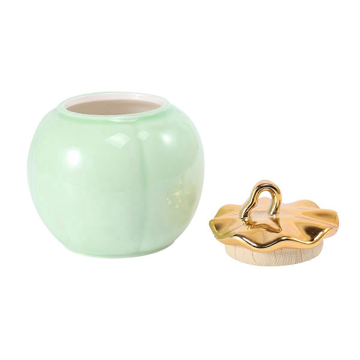 Creative 3Pcs Sealed Canisters Pumpkin Shape Tea Storage Jars For Gifts And Birthdays With Moistureproof Functionality