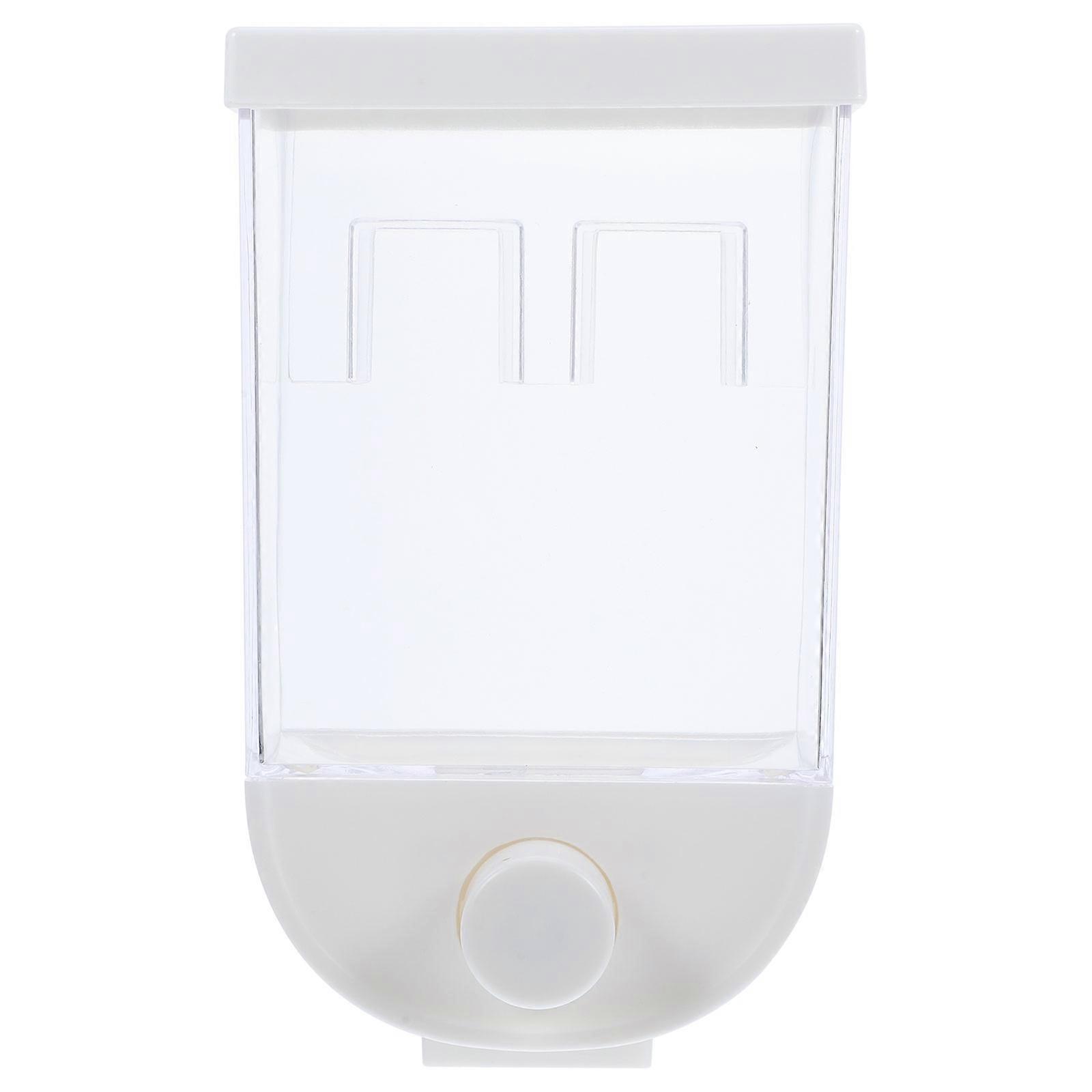 Cereal Dispenser Transparent Design Kitchen Use Space-saving Moisture-proof 1Pack