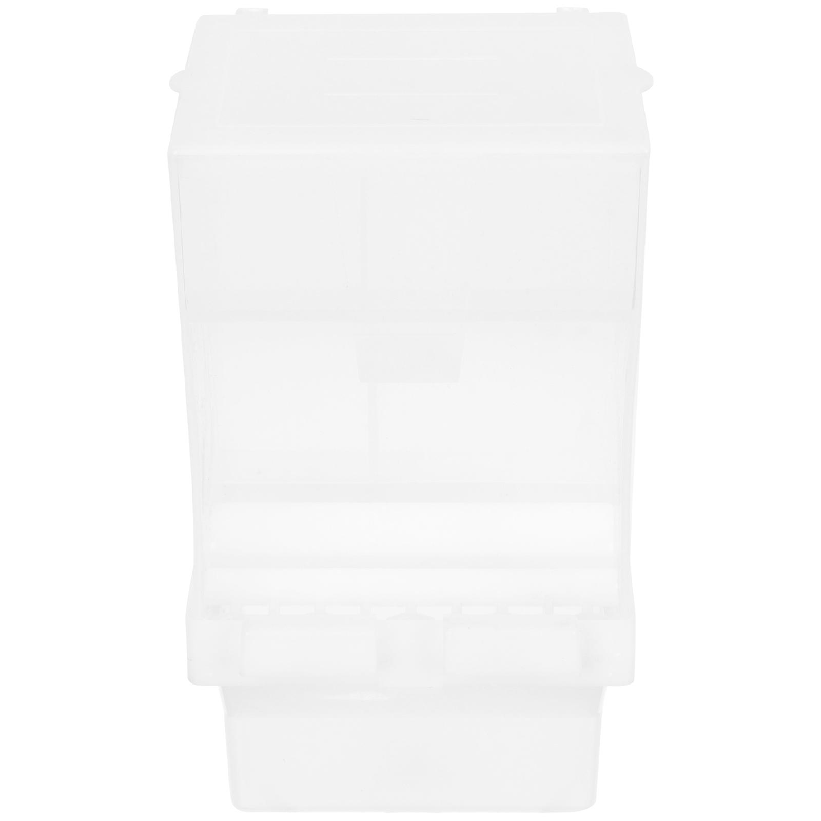 Convenient Sift-Proof Bird Food Container For Outdoor Feeding 7.47x4.13x4.13in Durable Automatic Design 5Pcs