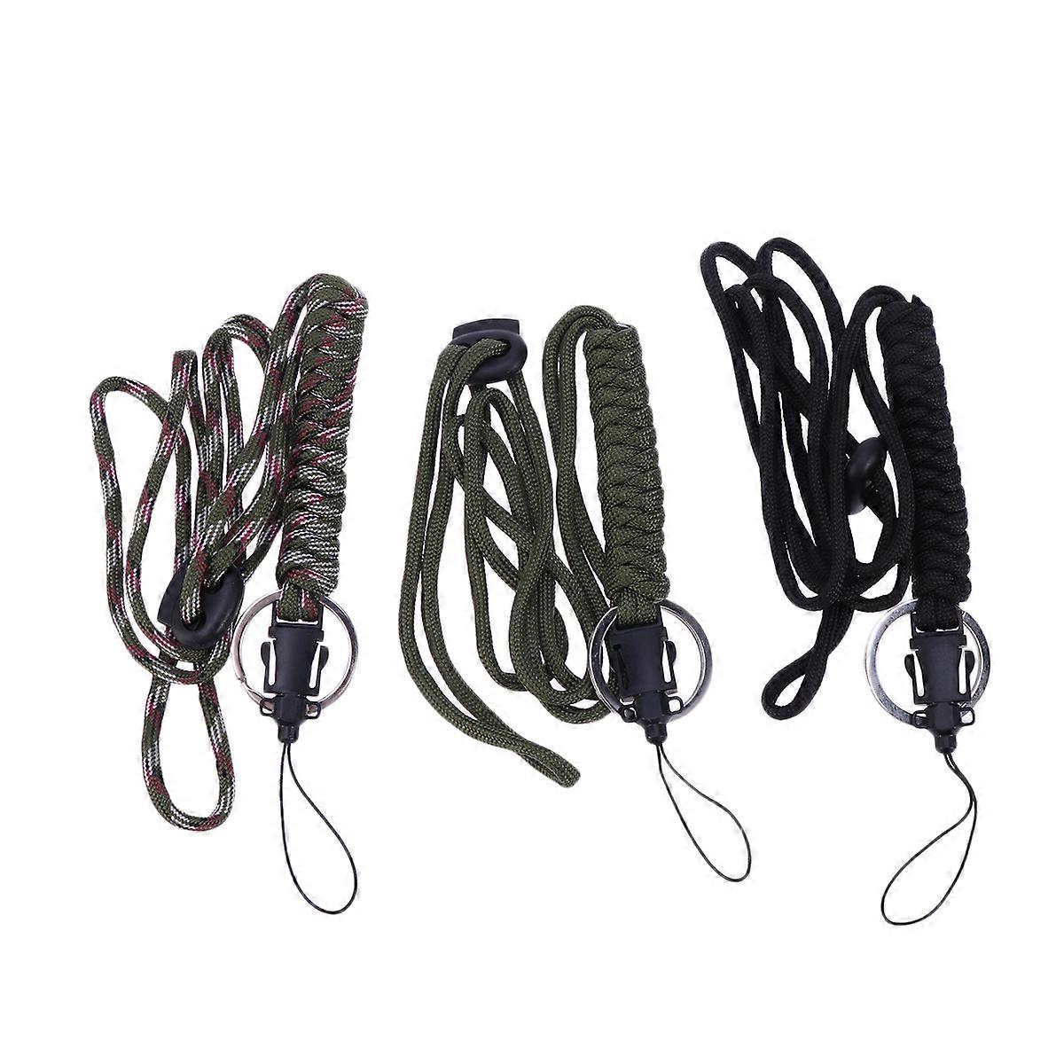 Paracord Id Lanyard Rope for Hanging 18Pcs Multipurpose Assorted Color