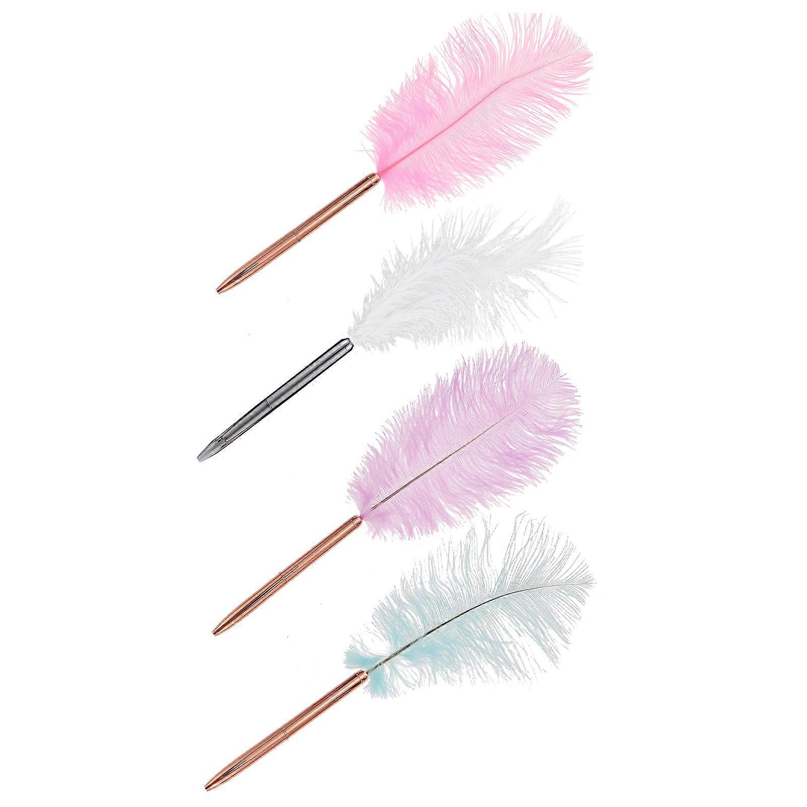 Ballpoint Pen Gift Artificial Plume Pens for Writing Use 12Pcs Set
