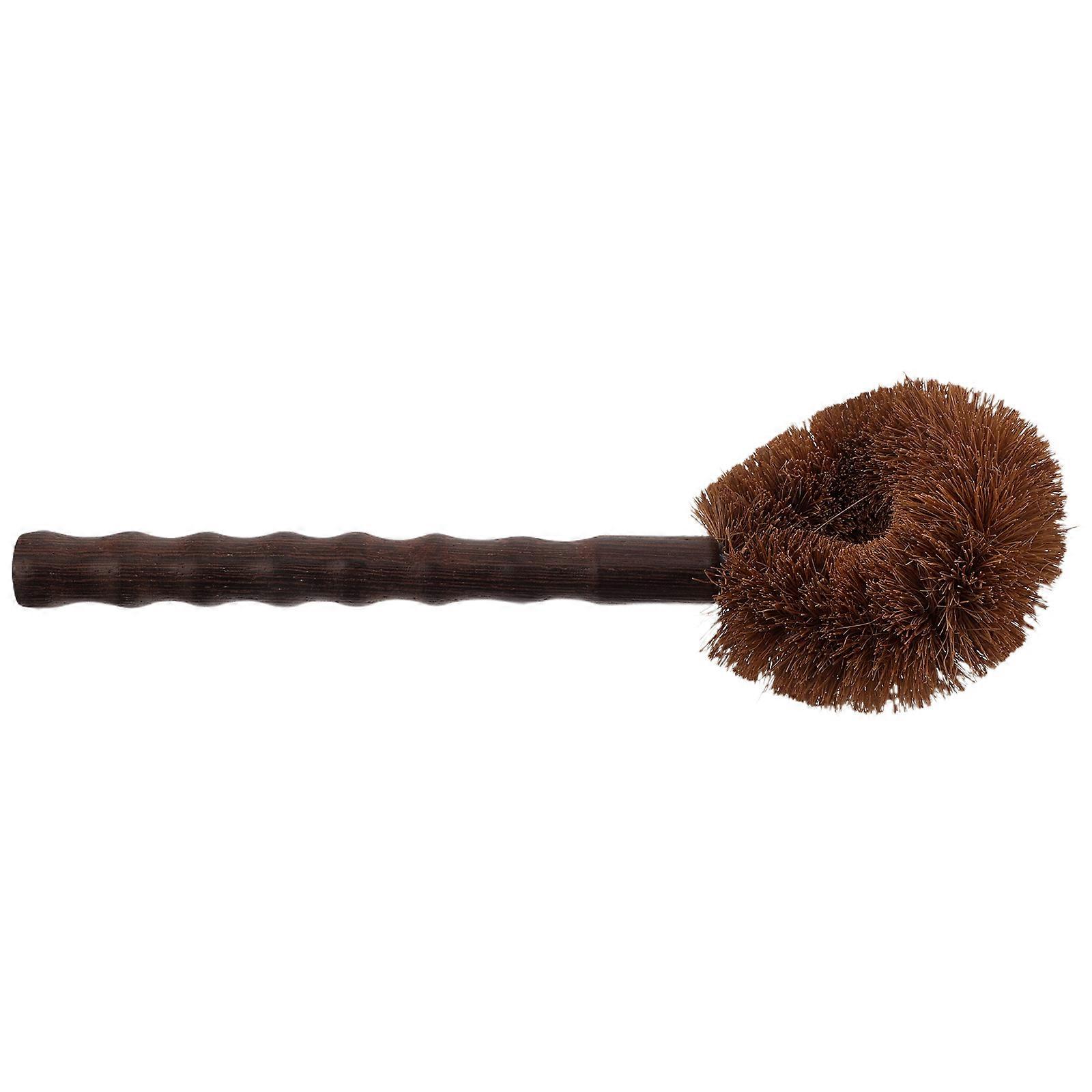 Kitchen Dish Scrubber Wooden Brush for Pot Cleaning 2Pcs Effective