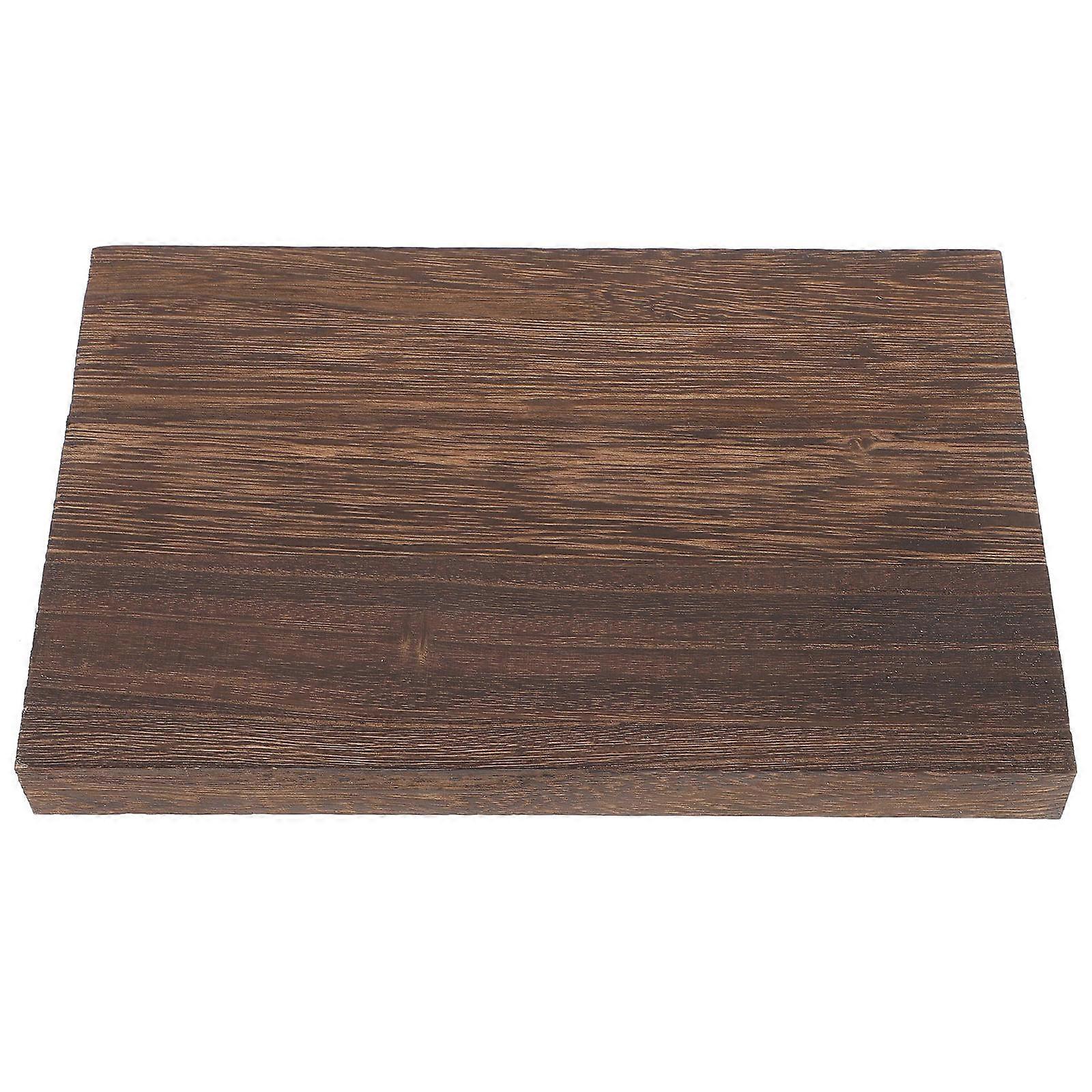 Wooden Tray for Kitchen Counter Multi-Functional 4Pcs Wood Riser Set