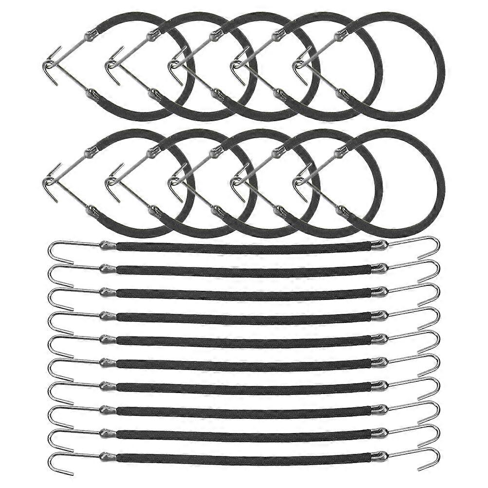 100 Pcs Adjustable Hair Bungee Ties With Hooks Assorted Color Perfect For Women Ponytails And Buns No Damage Styling Elastic Bands