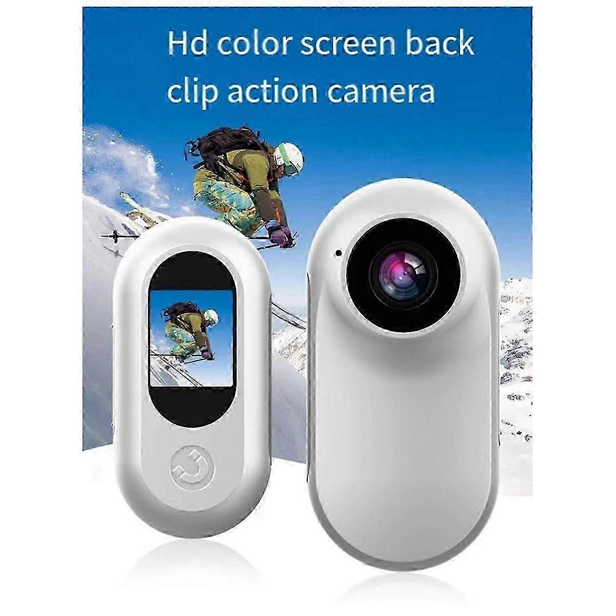 Unbrand 2 Set Mini Camera 1080P HD Head-Back Clip Type Sports Camera Bicycle Action Anti-Shake Logge