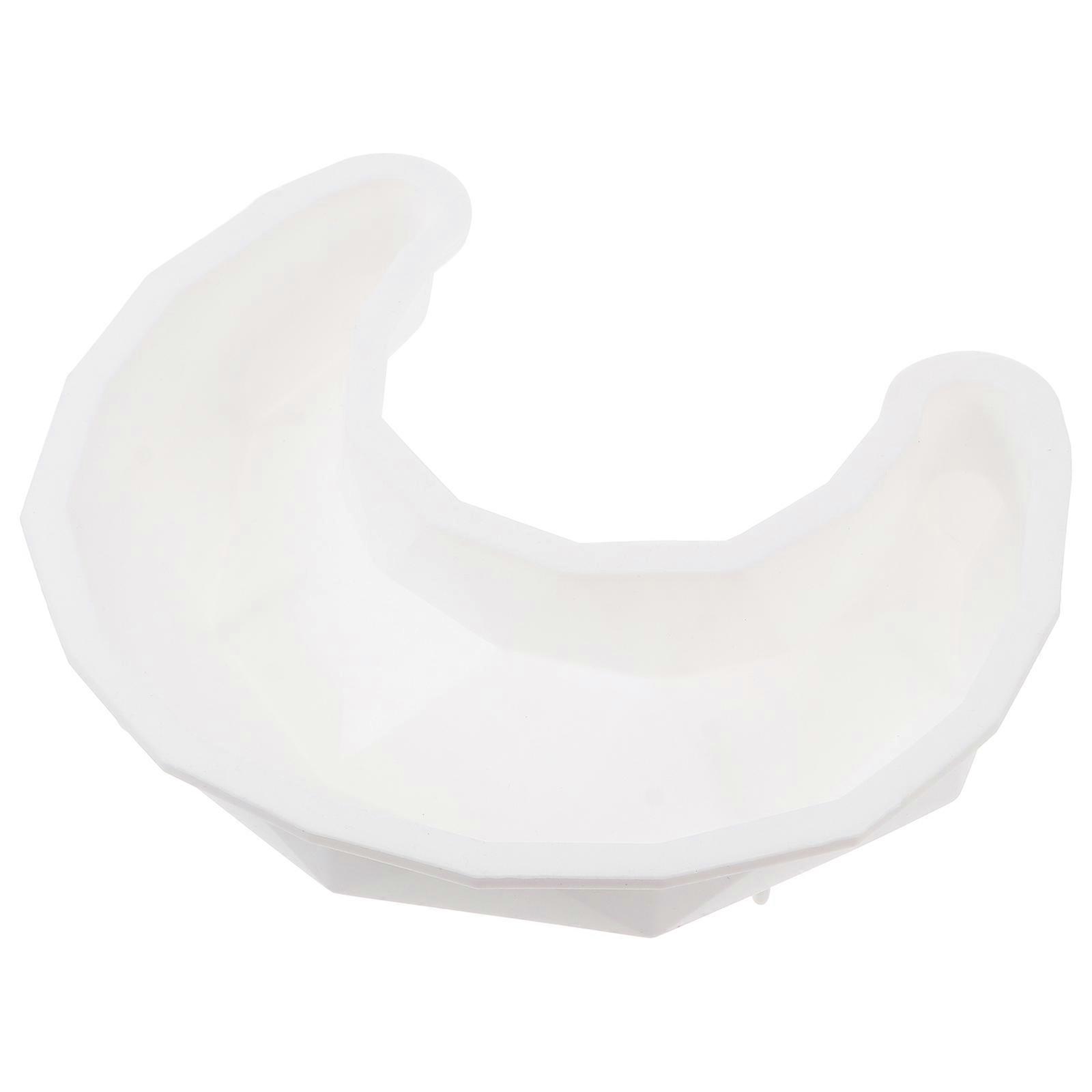 Moon Shape Silicone Cake Mold for Baking 1Pcs White Mousse Cake Mold