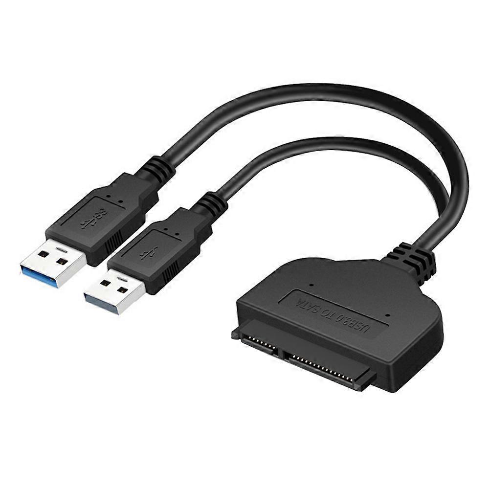 Data Transfer Converter 2Pcs to USB 3.0 Cable with External Hard Disk Adapter