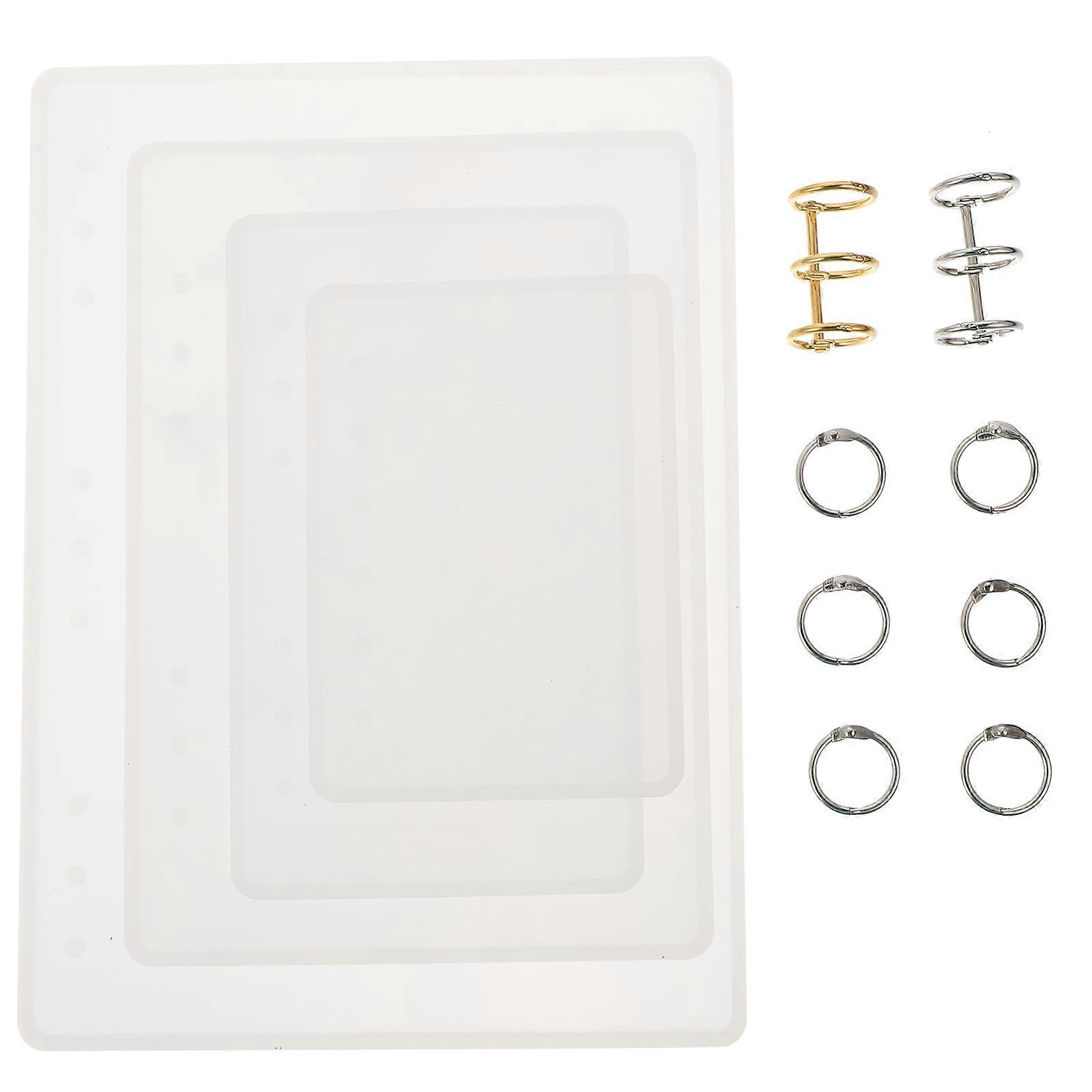 Silicone Mold Notebook Mold Creative DIY Craft Making Set of 4Pcs