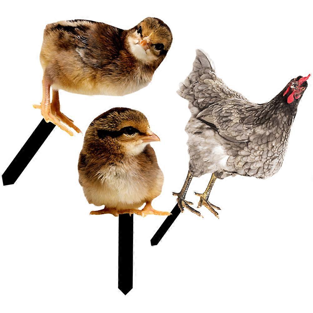 Festive Atmosphere Chicken Insert For Doorway Decoration In 23.7X14.1X0.3CM Dimension 9Pcs