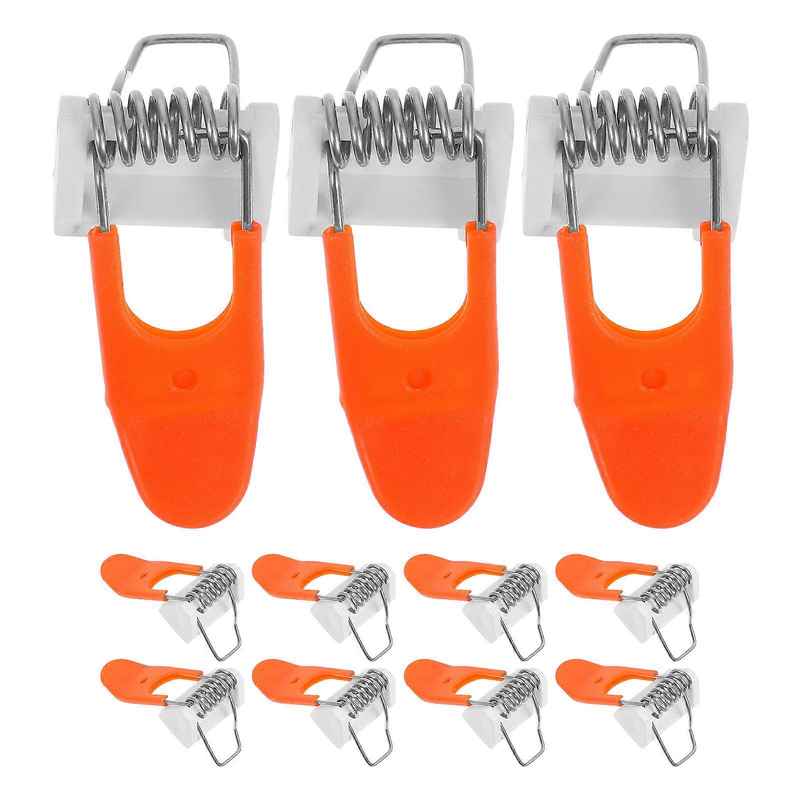 Downlight Panel Lamp Spring Clip Plastic Ceiling Light Fixed Clips Home Renovation 20Pcs