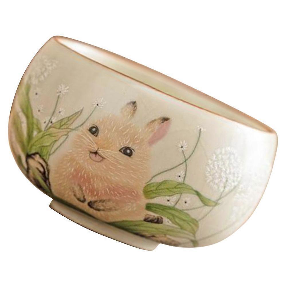 Decorative Ceramic Tea Cups Tea Cup for Drinking 4Pcs Home Use