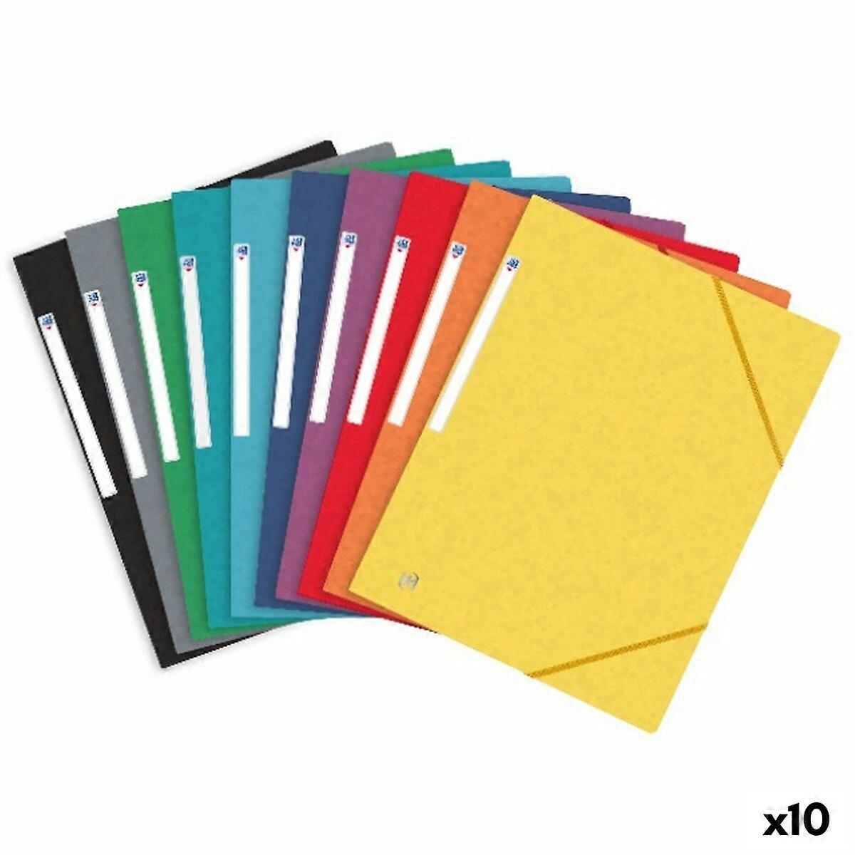 Folder Oxford TOP FILE Multicolour A4+ 10 Pieces (10 Units)