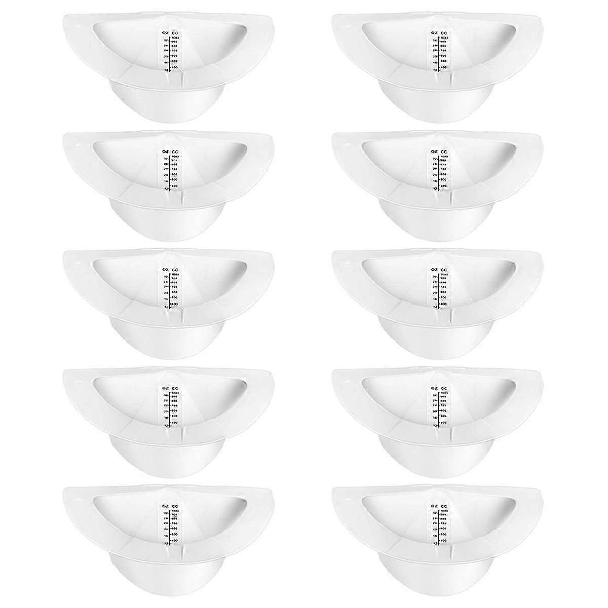 10 szt. żeńskich czapeczek do zbierania moczu do toalety - jednorazowy pojemnik na stolec pisuarowy