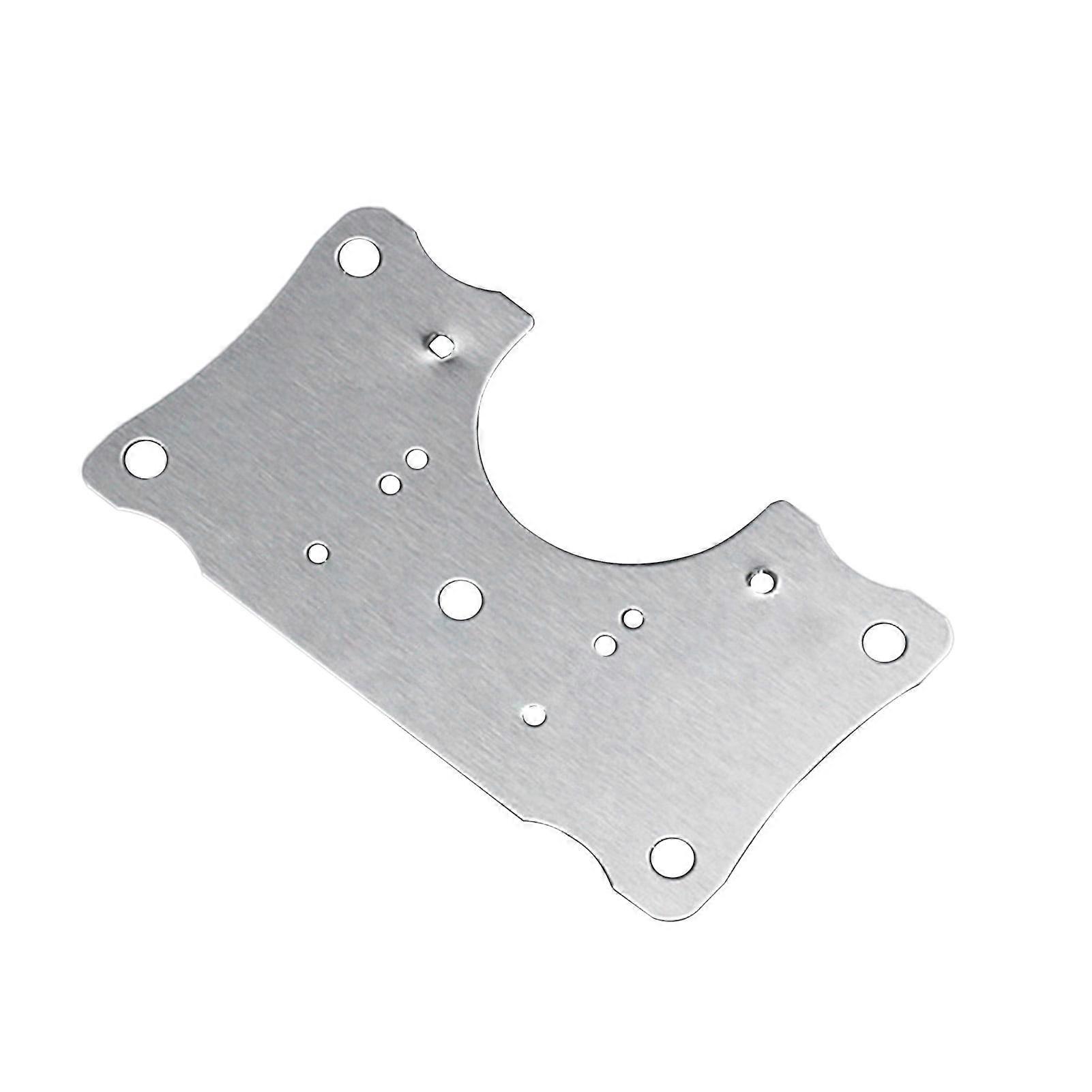 Kmxyo 3Pcs Hinge Repair Plates High Strength Porous Positioning Rust Resistant No Deformation Strong Compatibility Hinge Repair Pads for Furniture