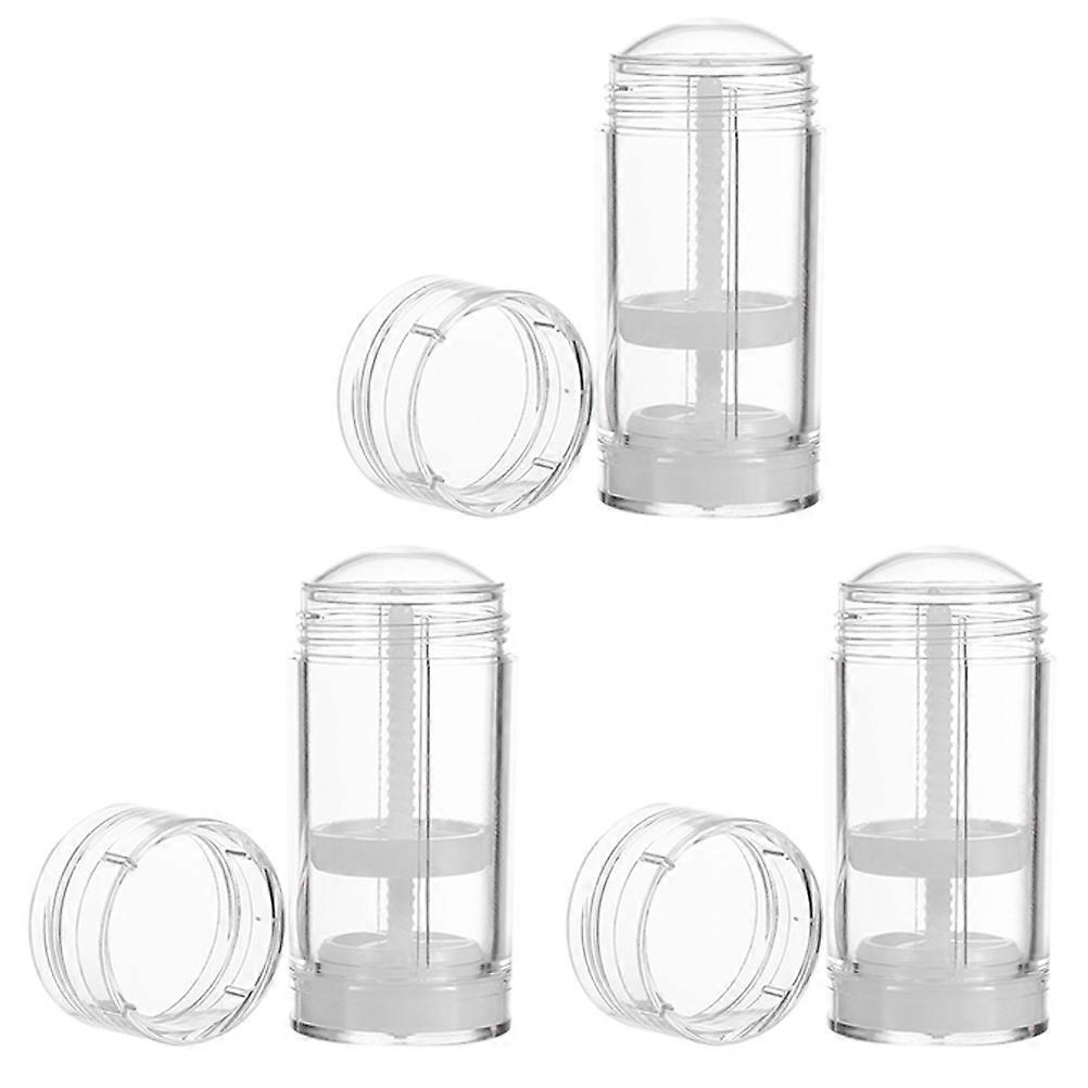 Transparent Lipstick Tubes for Empty Lip Balm Containers 12Pcs Pack