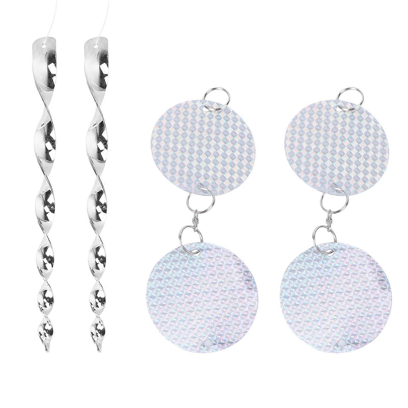 Screw Type Reflective Bird Artifacts 2Pcs Ideal For Balconies And Automobiles With Highly Reflective Finish