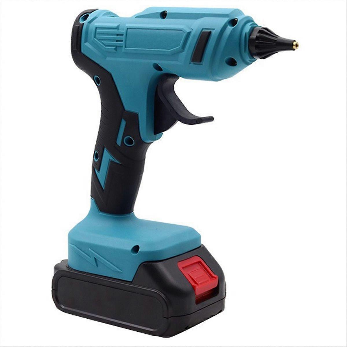 Cordless Hot Melt Glue Portable Rechargeable with 10pc 11mm Glue Sticks DIY Repair Tool for 18V Batt