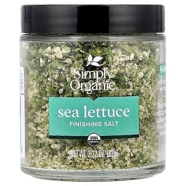 Simply Organic, Sal de acabado, Lechuga de mar, 63 g