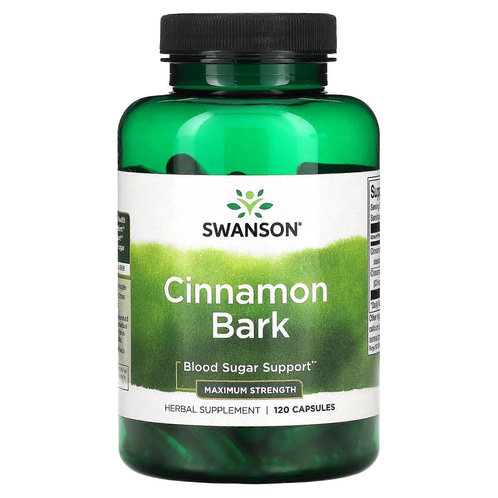 Cinnamon Bark, Maximum Strength, 120 Capsules
