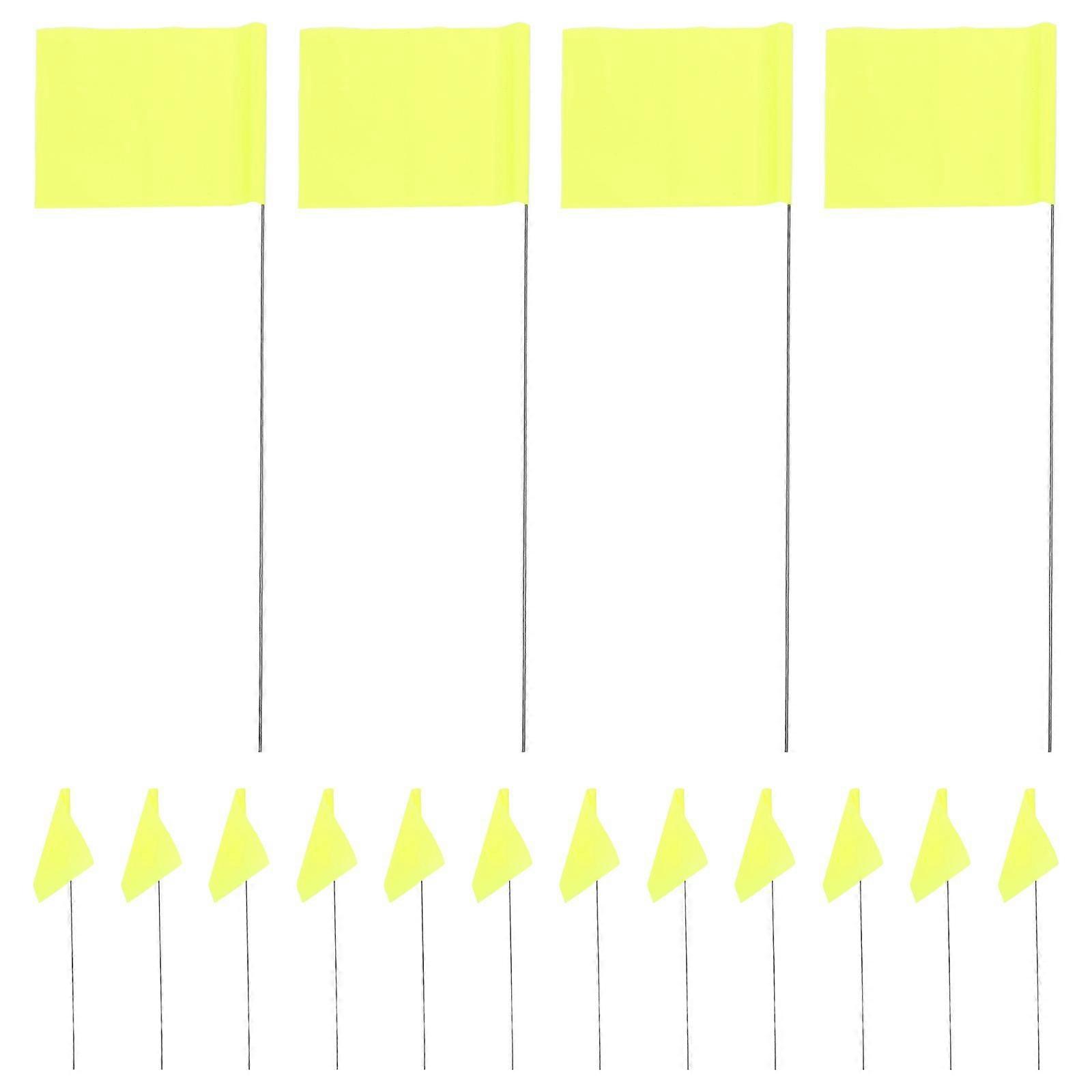 50pcs  Irrigation Flags Lawn Garden Marking Flags Landscape Flags Construction Marker Flags