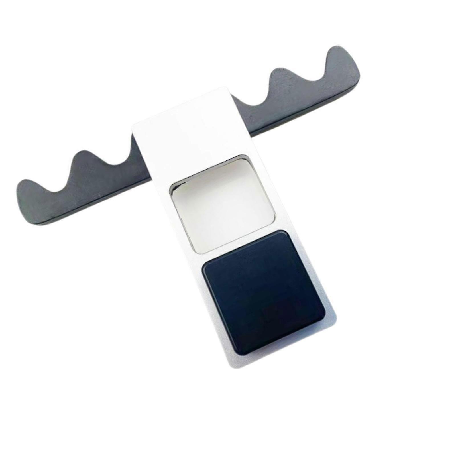 Stable 4 Hole Portables Cue Rest Premium Aluminum Frame And Leather Grips For Billiards Enthusiasts Multicolor