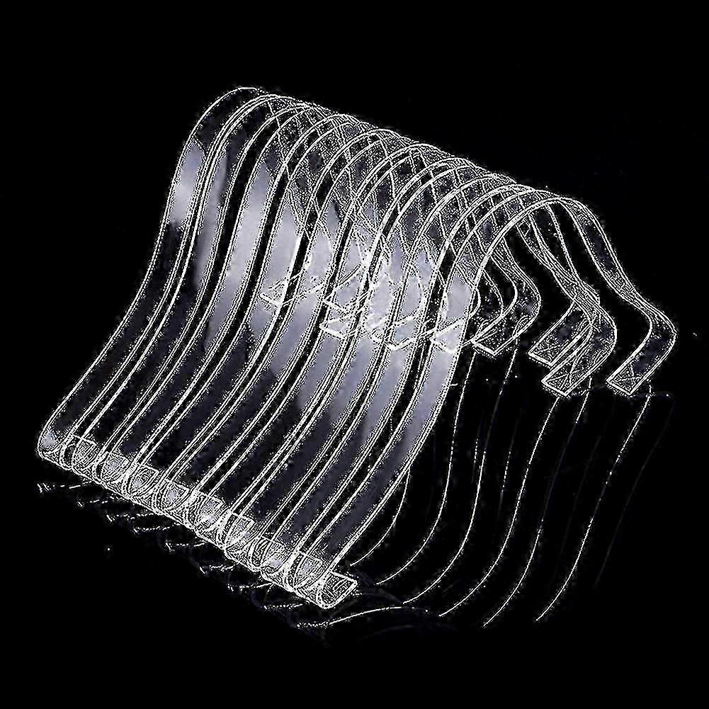 Barsinfi 10 Pcs/5 Pairs Acrylic Clear Sandal Shoes Display Stand Inserts Holders Shoe Display Rack Shoe Support For Women's Shoes
