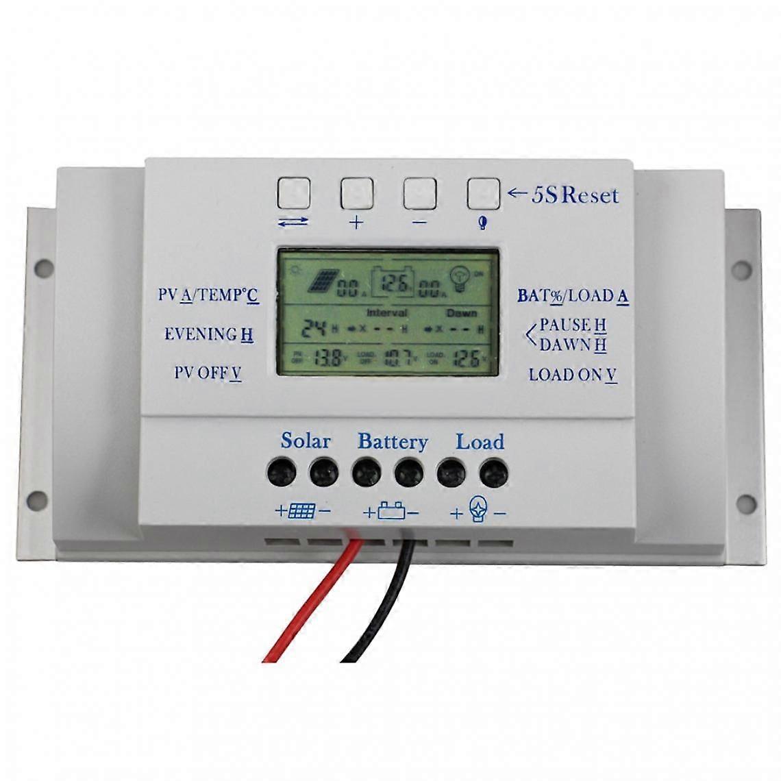 10A LCD Panel Solar Controller Three Times Charge Controller