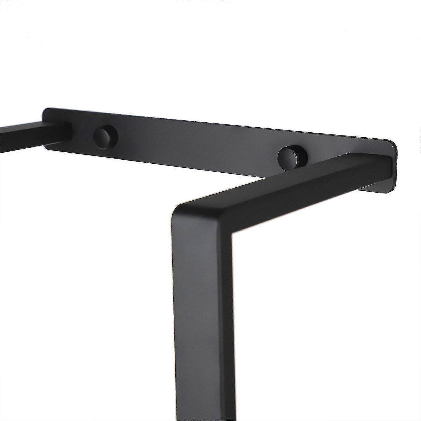 Black Bath Towel Rack: Easy to Install with Hooks