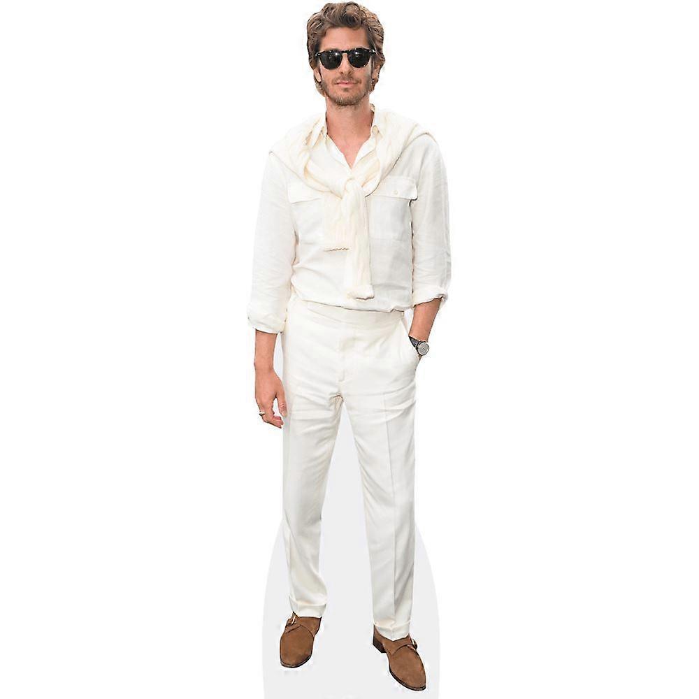Andrew Garfield (White Outfit) Cardboard Cutout (lifesize OR mini size). Standee. Stand Up.