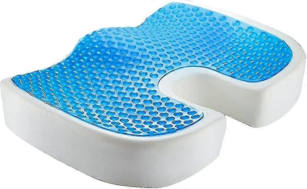 Orthopedic Seat Cushion With Gel Memory Foam Chair Cushion For Tailbone Relief