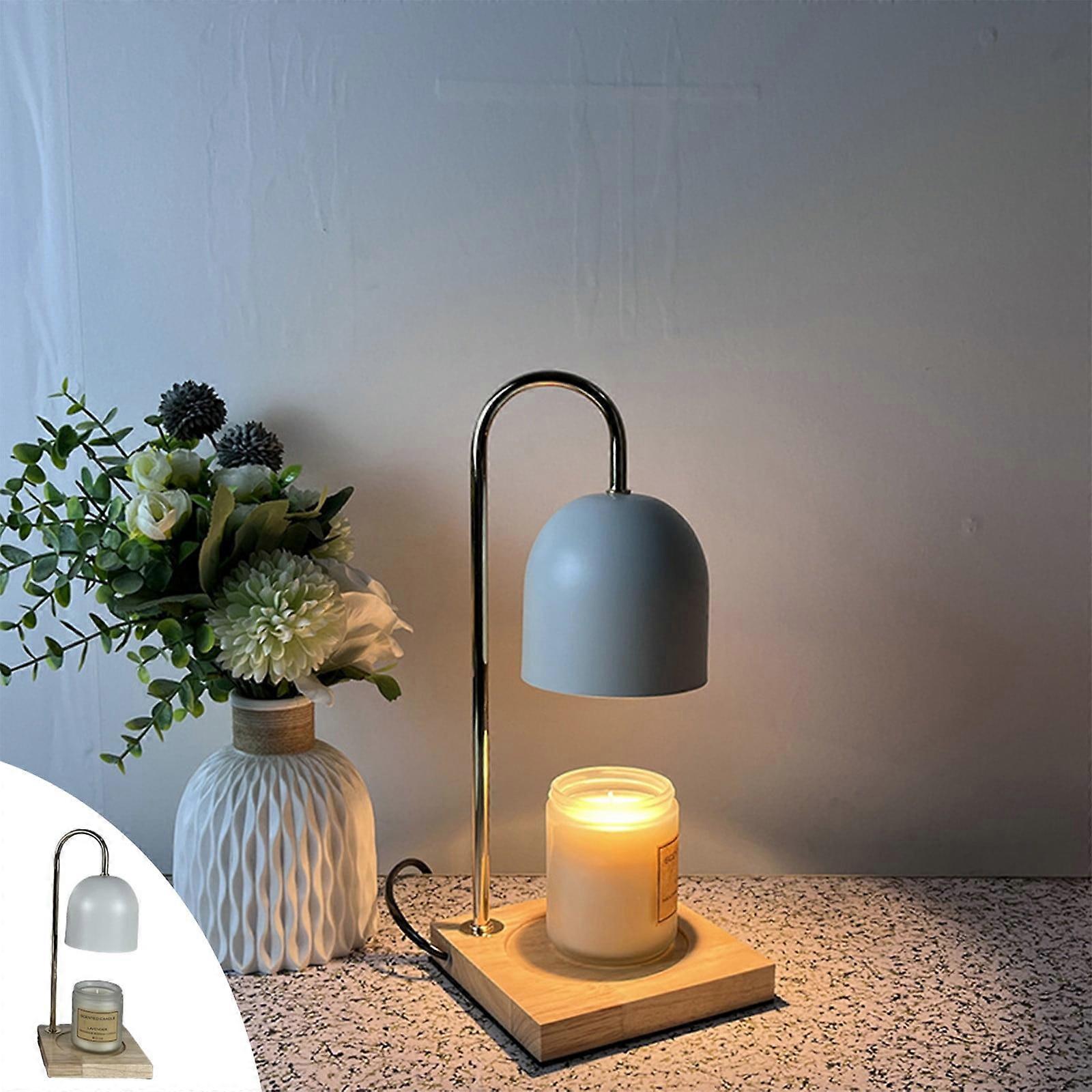 Jacenvly Candle Warmer Lamp, No Flame Electric Wax Melting Lamp with Adjustable Brightness, Compatible with Standard Tea Lights, Ideal for Home